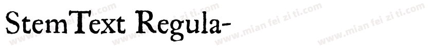 StemText Regula字体转换